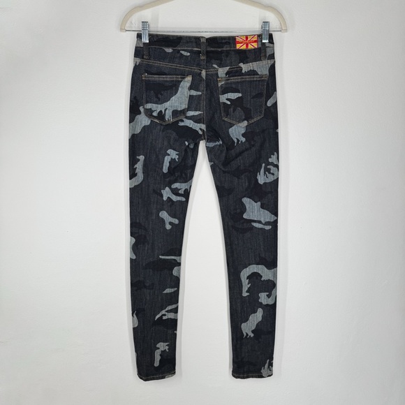 Machine Blue Camo Skinny Jeand Women’s Size 25 - Picture 4 of 11